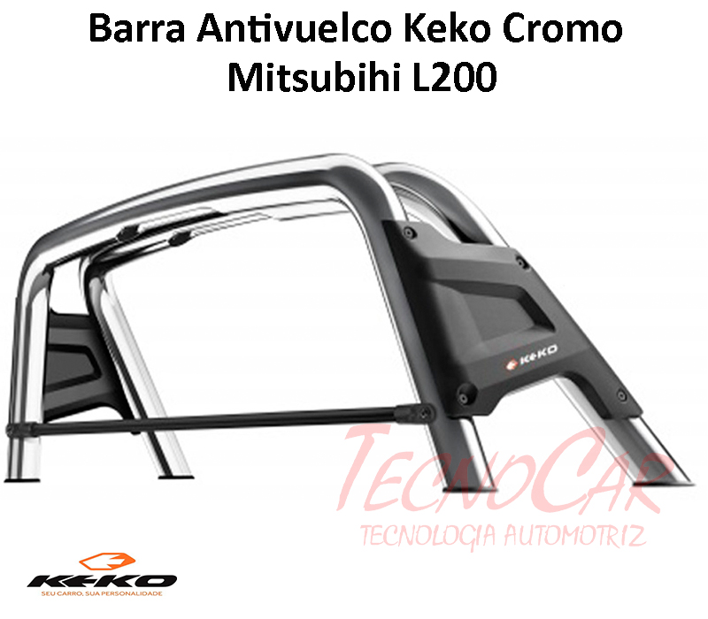 Barra Antivuelco Cromada L200